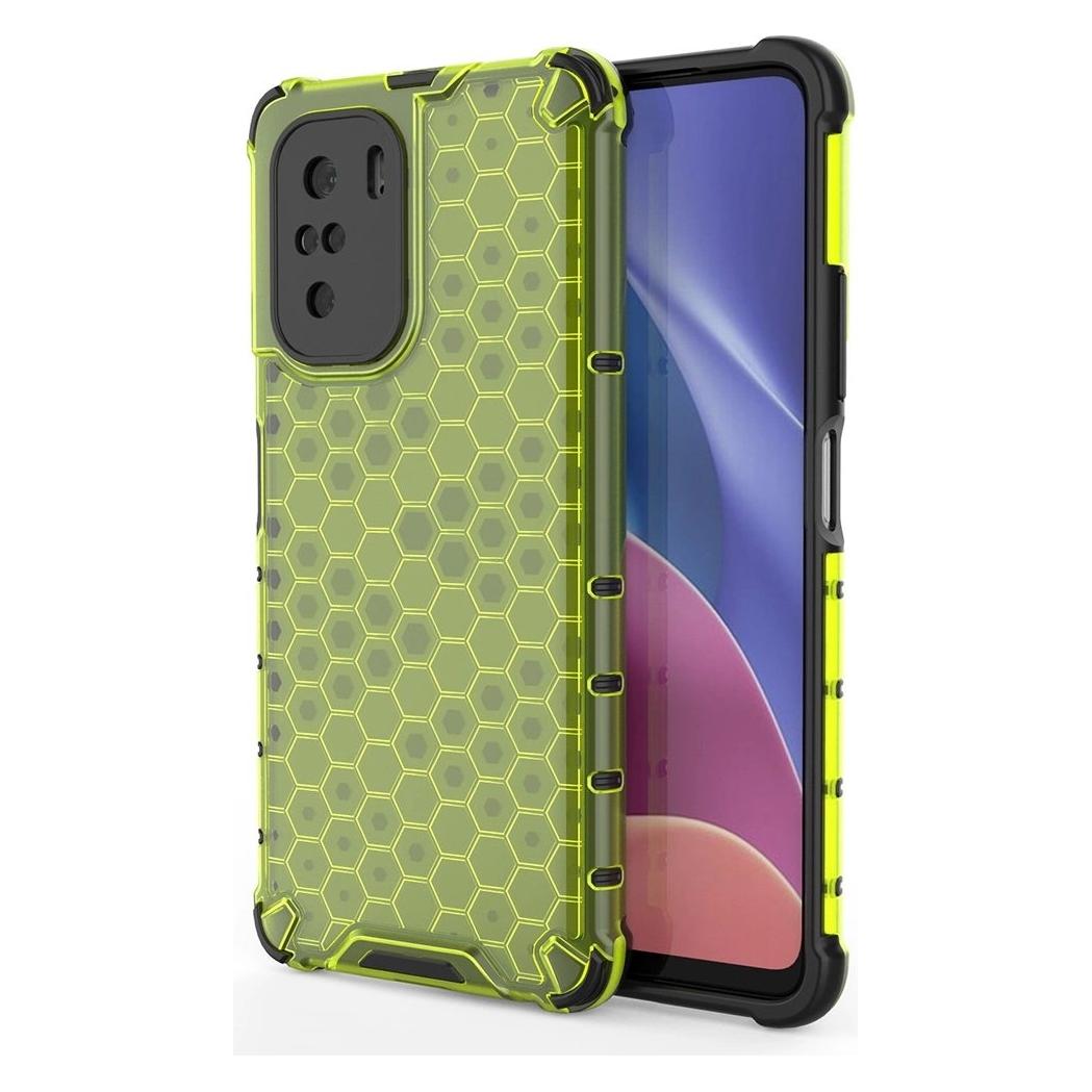 Hurtel Honeycomb Handyhülle Schutzhülle mit TPU Rahmen für Xiaomi Redmi K40 Pro+ / K40 Pro / K40 / Poco F3 (Xiaomi Poco F3, Xiaomi Redmi K40, Xiaomi Redmi K40 Pro, Xiaomi Redmi K40 Pro+) (1404978613)