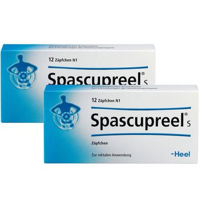 Spascupreel S Suppositorien Doppelpack 2x12 St