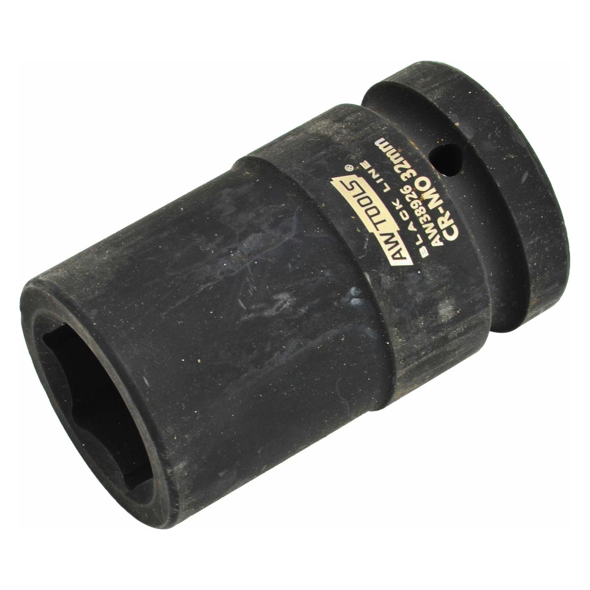 Awtools Black Line langer 6-Punkt-Schlagschrauber-Steckschlüssel (32 mm) (47279499)