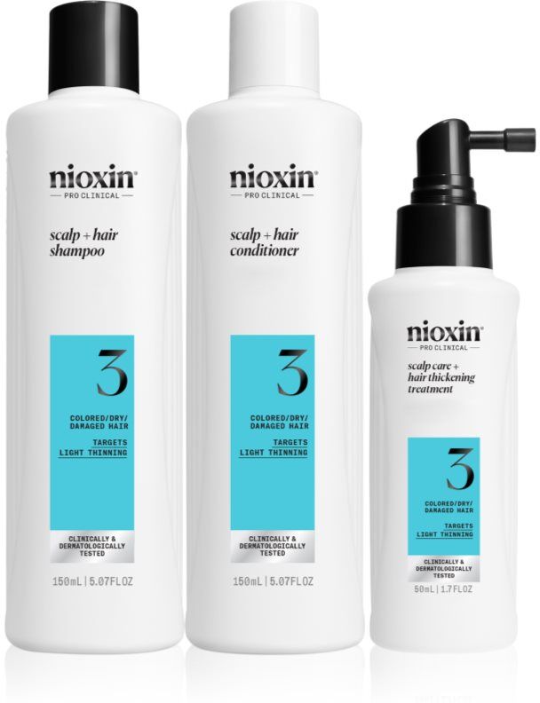 Nioxin System 3 coffret cadeau pour cheveux colorés 3 pcs