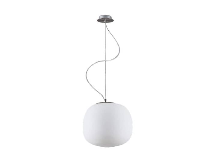 Suspension en verre en verre blanc