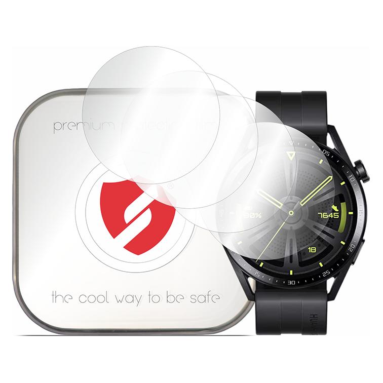 Smart Protection - Premium Classic (4 pack) - Huawei Watch GT 3 46mm - Clear (56362582)