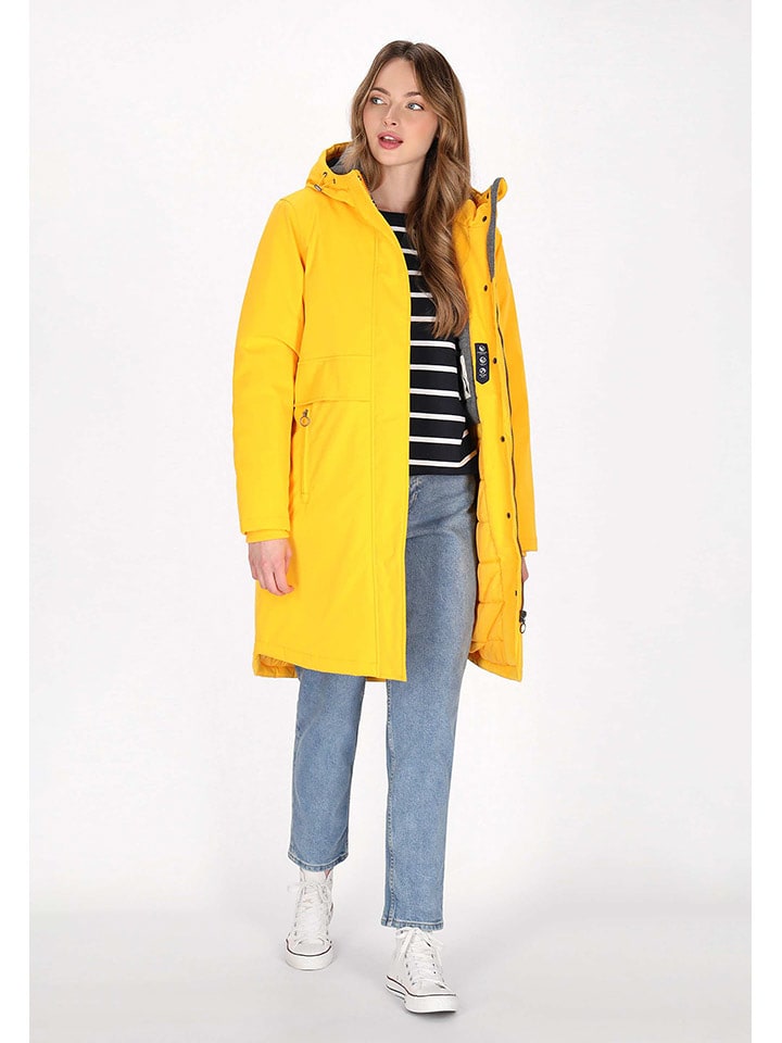 Schmuddelwedda Parka in Gelb - XS