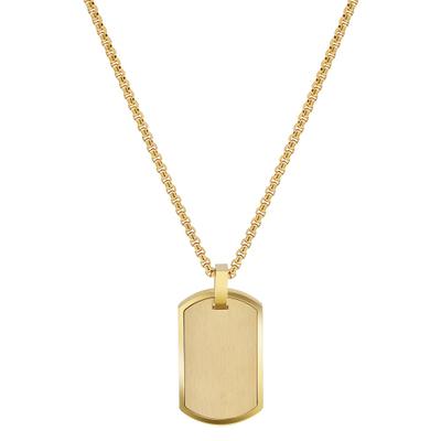 Kette ohne Anhänger ADELIA´S "Halskette mit Anhänger – aus Edelstahl", gold, Halsketten, Damen, 61cm, Edelstahl, Eine schöne Geschenkidee für jeden Anlass