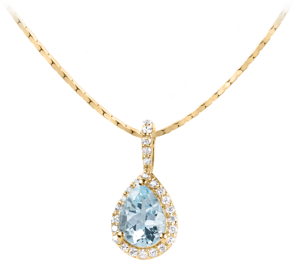Jacques Lemans Kette Sterlingsilber vergoldet mit Zirkonia