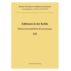 Editionen in der Kritik 12, Fachbücher