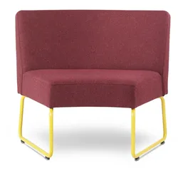 Dauphin Reefs Flex RF 5615 Loungehocker Eckelement 45° mit Rückenlehne frei konfigurierbar