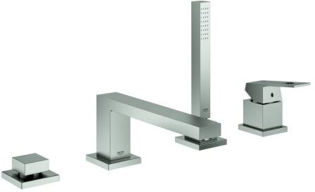 Grohe Eurocube 4-Loch-Wannenkombination 19897DC1 supersteel