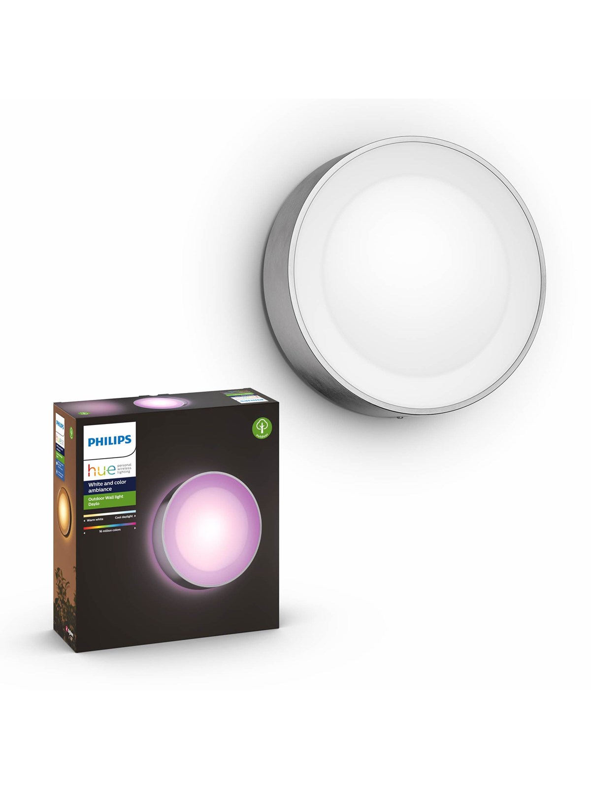 Philips Hue Outdoor Daylo Wandleuchte - Inox