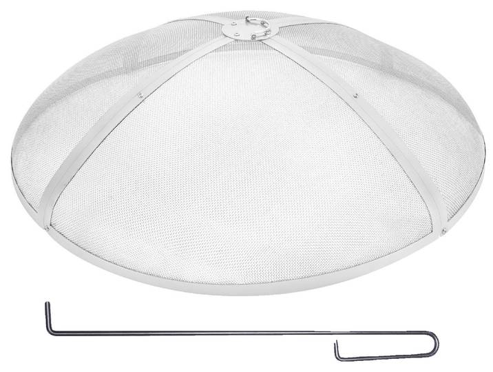 VEVOR Pare-étincelles pour braseros φ914 x 245 mm Grille pour braseros Pare-étincelles en acier inoxydable Cache-étincelles Trous de maille de 2 mm Cache-étincelles Idéal pour braseros Bols de feu et cheminées