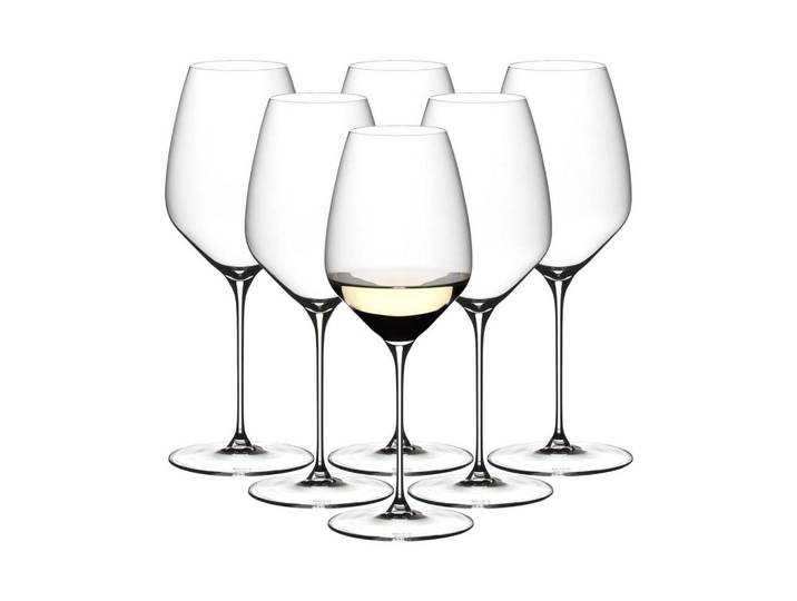 Riedel Riesling Gläser Veloce transparent 570 ml 6er Set, Transparent, Glas, Gläser, Weingläser