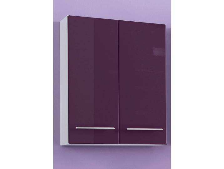 Meuble suspendu 50cm Mauve/Violet brillant