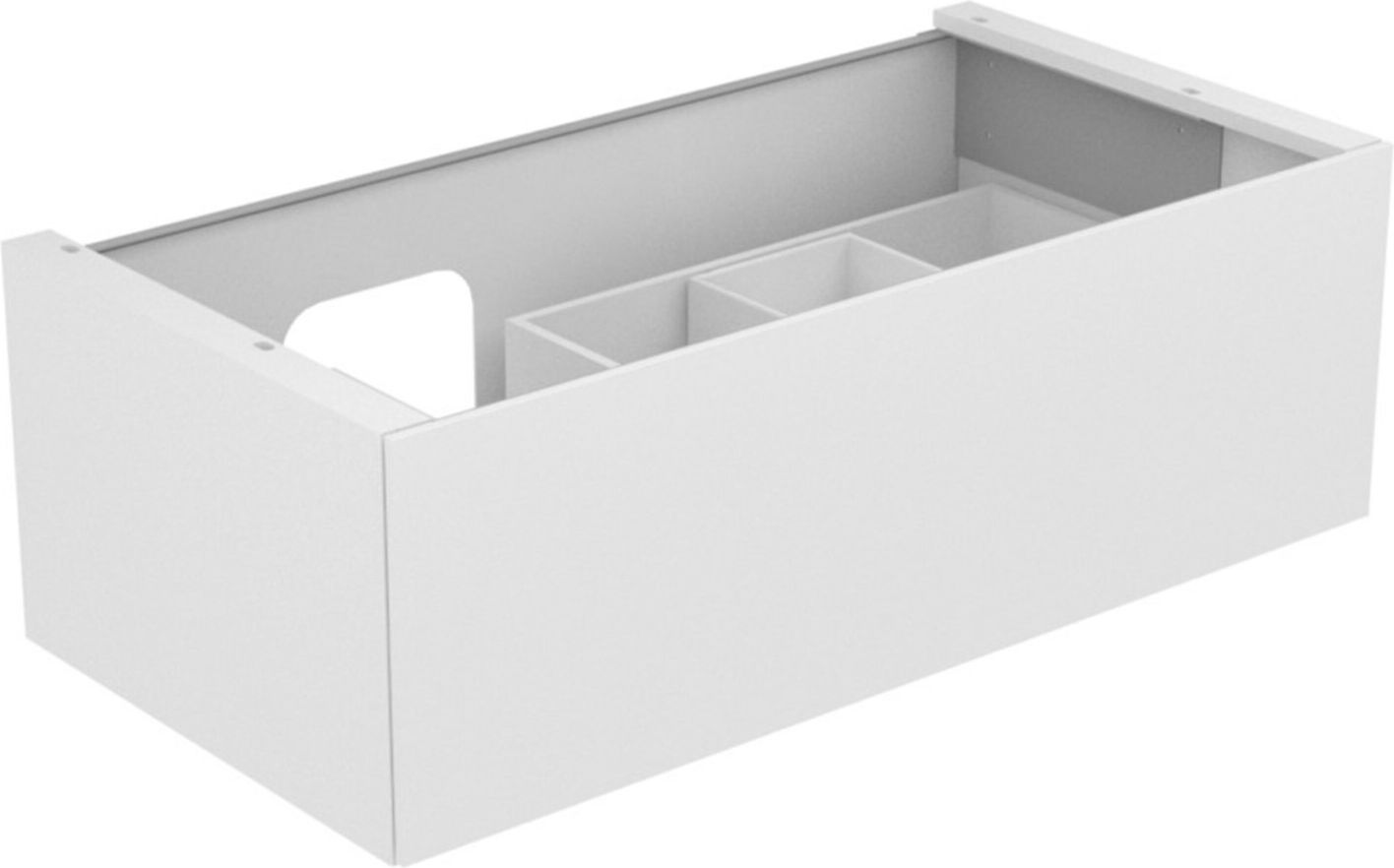 Keuco Waschtischunterschrank Edition 11 105x35x53,5cm, Strukturlack Anthrazit (31253390000)