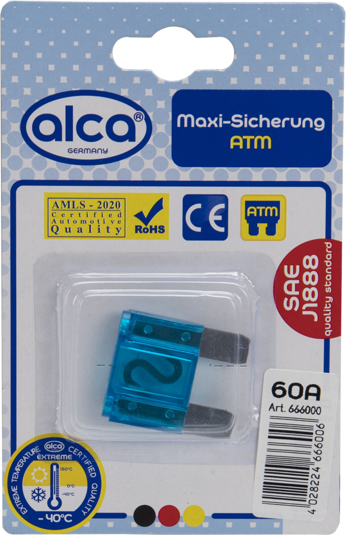 Alca Sicherung Maxi-Sicherung 60a 1 St. Blister 666000