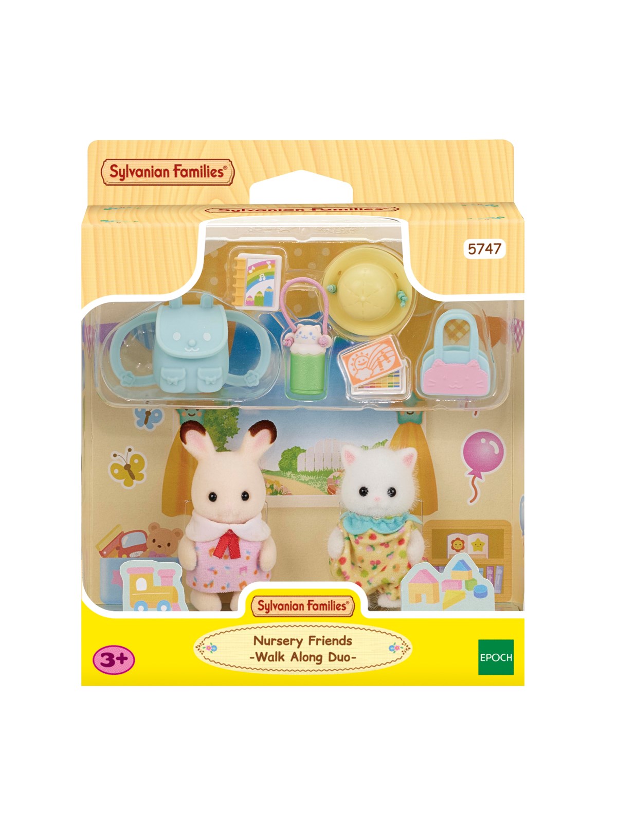 Sylvanian Families Nursery Friends -Walk Along Duo