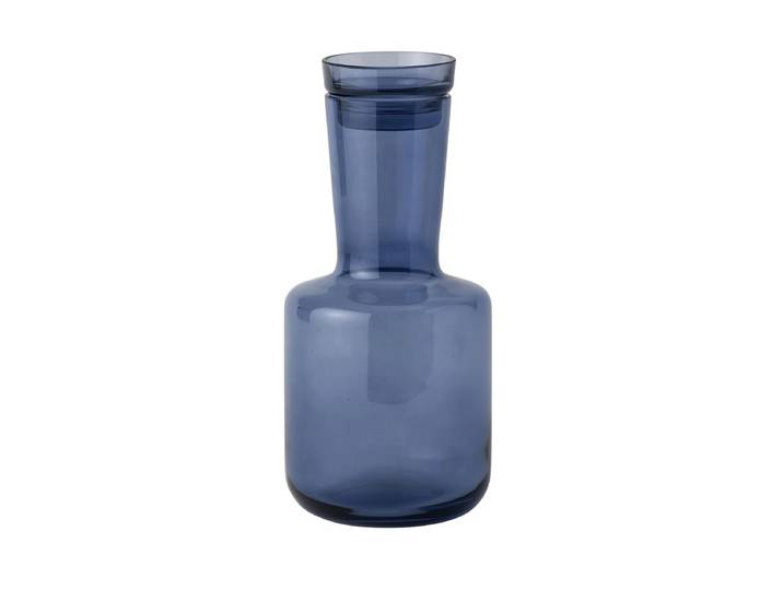 Muuto - Raise Glaskaraffe, dunkelblau