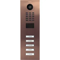 DoorBird D2105V IP Video Türsprechanlage – Bronze-Optik (PVD)