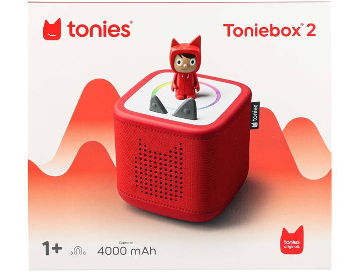 tonies Toniebox 2 Sonnenuntergang rot (Französisch) 1+ Jahre