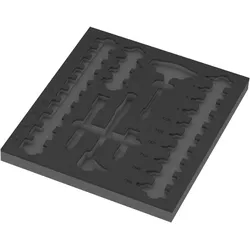 Wera 9826 Schaumstoffeinlage 8007 B VDE Zyklop VDE Knarre Set 1, 3/8", ohne Werkzeug - 05137326001