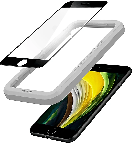 Spigen AlignMaster FC Black iPhone SE 2022/SE 2020/8/7
