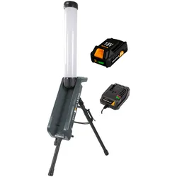 Batavia 18V/230V Hybrid-LED-Arbeitsleuchte 360° (mit Akku 2,0Ah und Ladegerät)