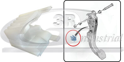 3rg Feder, Kupplungspedal 86295 Für Peugeot Ds