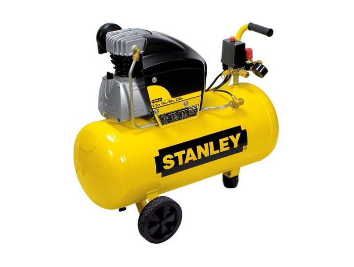 Kompressor STANLEY D210/8/50 , gelb (ohne farbbezeichnung), Kompressoren, Kompressor