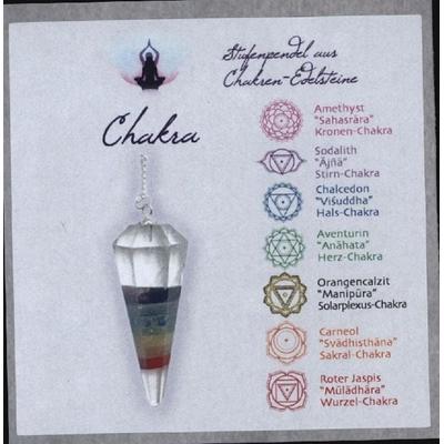 Chakra Pendel in Geschenkbox