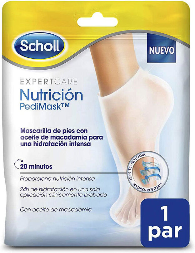 Doctor Scholl Pedimask mascarilla nutritiva para pies 1 u