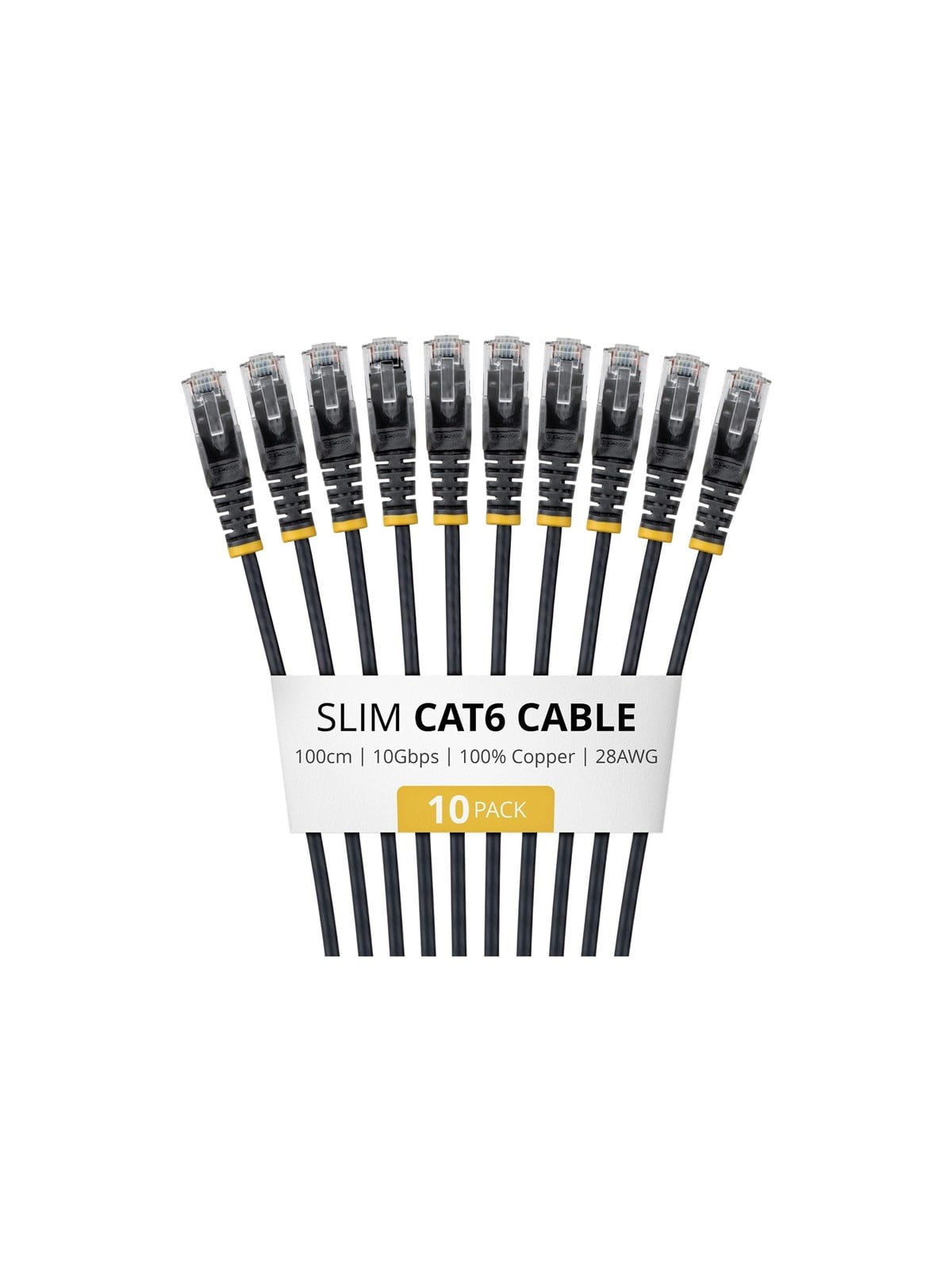 StarTech.com Startech patch cable - 1 m - black - Schwarz
