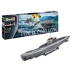 Revell - German Submarine Type IX C/40 U190 - 1:144 - 115 Teile 311745
