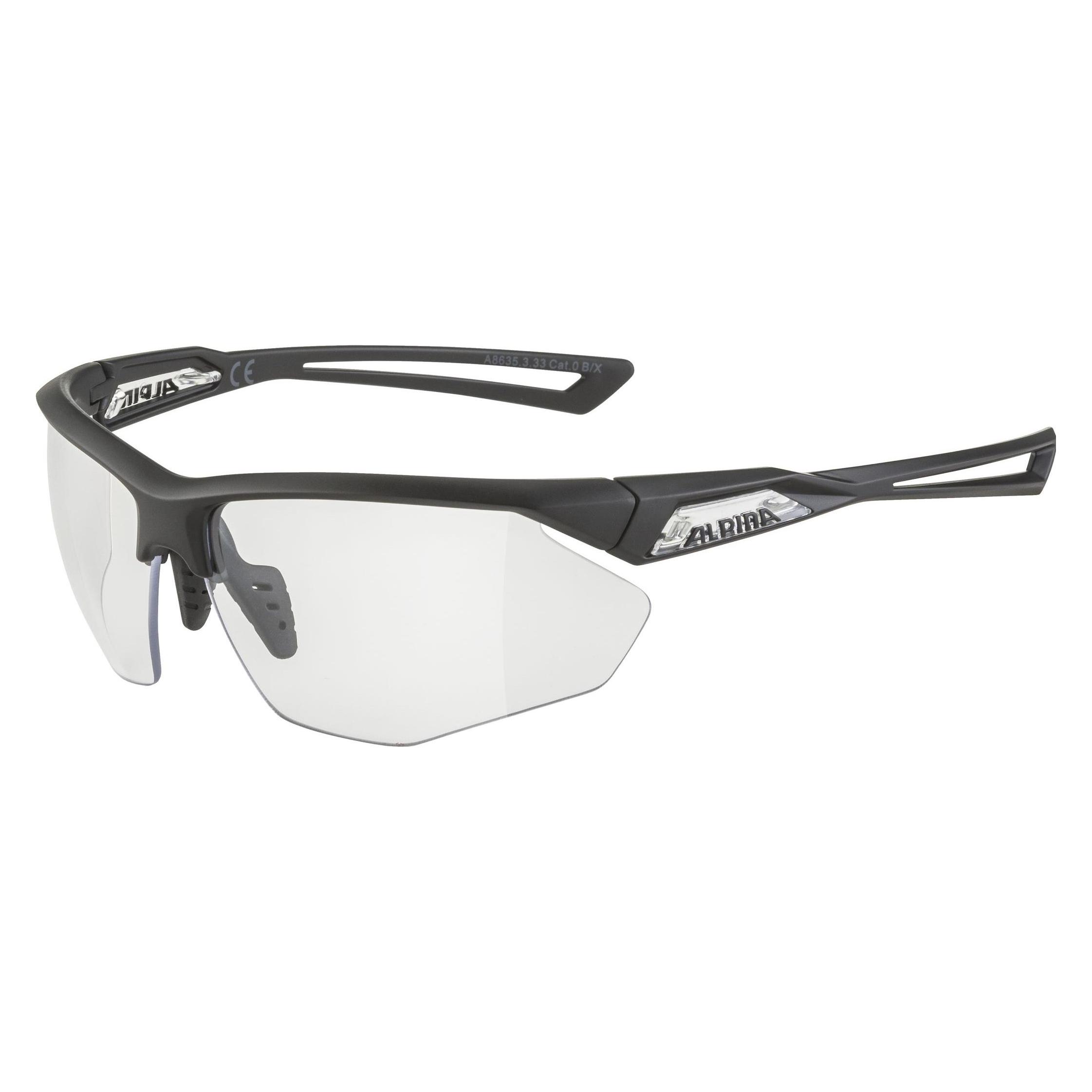 Alpina Nylos HR (Black Transparent, Matt, Clear) (A8635333)