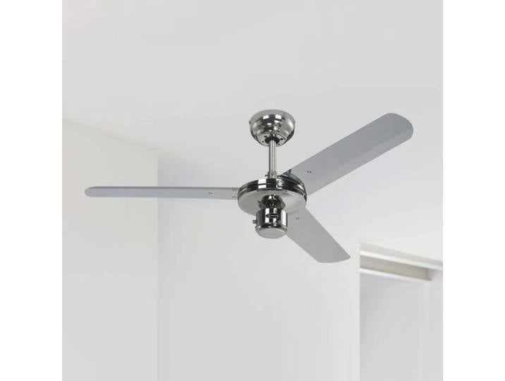 Westinghouse Deckenventilator Industrial chrom leise 122 cm, chrom / silber, Metall, Modern