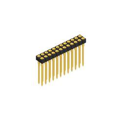 Fischer Elektronik Buchsenleiste (Präzision) Anzahl Reihen: 2 10041622 10 St.