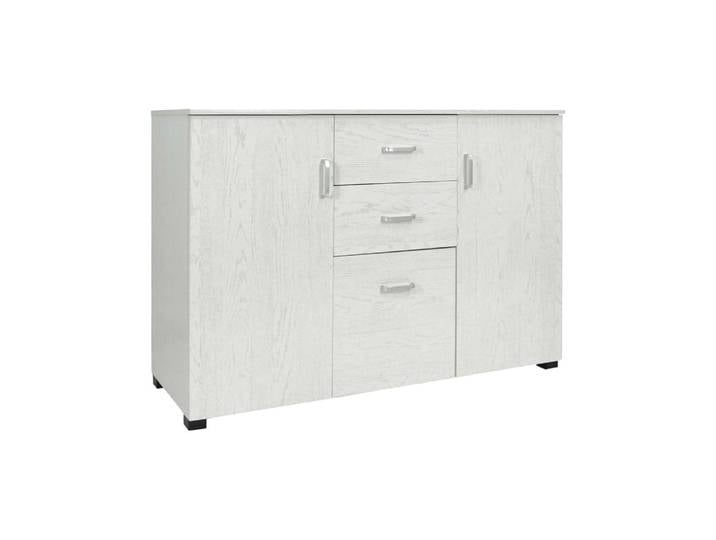 Buffet effet bois beige 120x40 cm