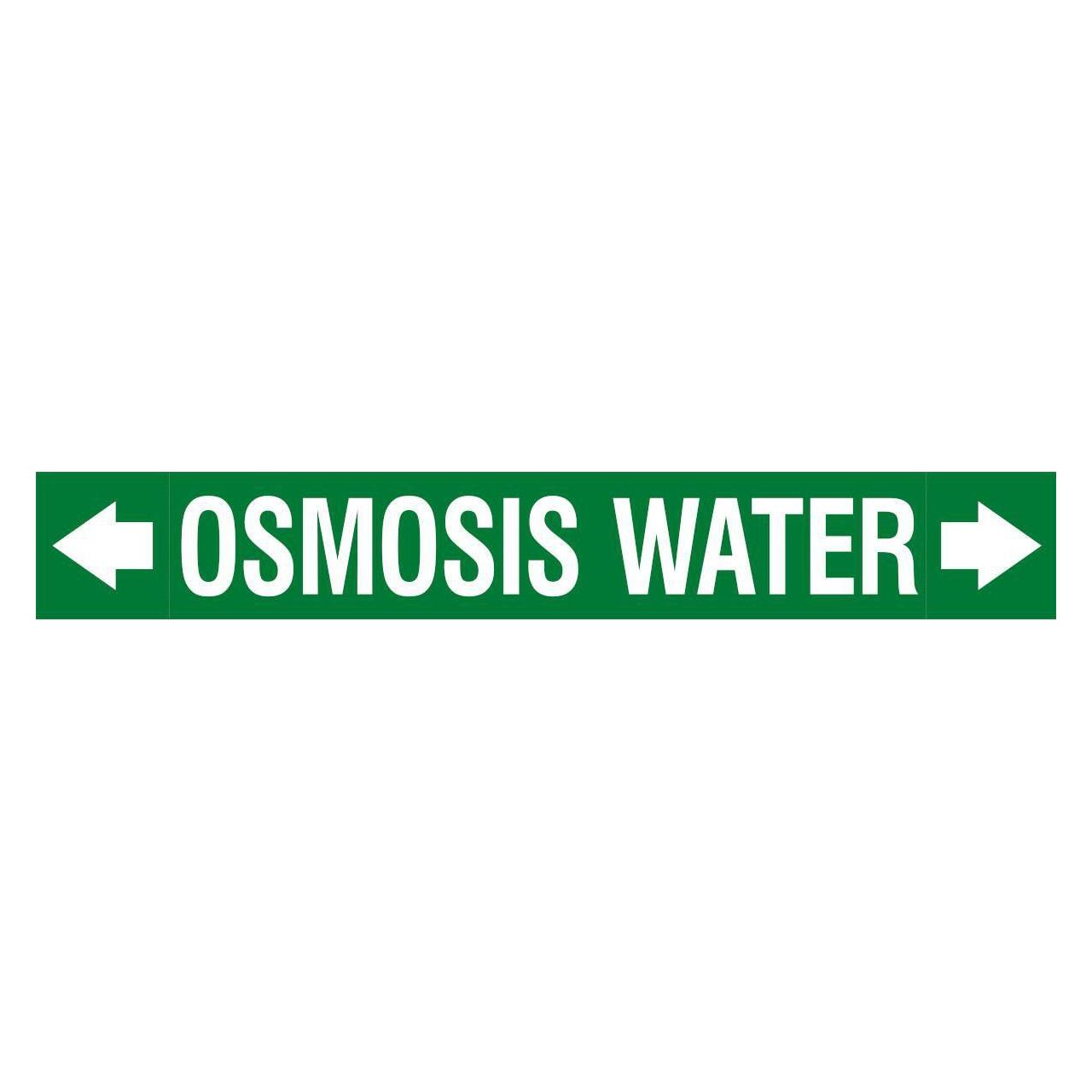 Brady ASME - Rohrmarkierer - Osmosis Water (ASMEPM-100X690MM-OSMOSIS WATER)