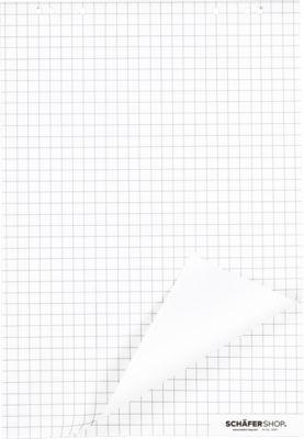 Schäfer Shop Select Flipchart-Blöcke, 80 g/m², 20 Blatt, kariert, 5 Stück
