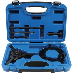 BGS Riemenscheiben-Abzieher & Montage-Satz für GM / Chrysler / Ford / Mitsubishi 6tlg. - 7761