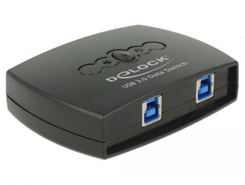 Delock 87723 USB 3.2 Gen 1-Umschalter (USB 3.0) Schwarz