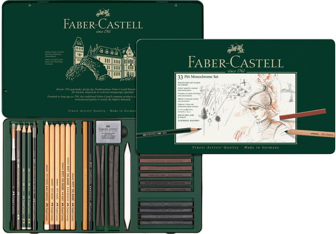 Bleistift FABER-CASTELL "Pitt Mon", bunt, Kunstfaser, Stifte, Bleistift bunt Einheitsgröße
