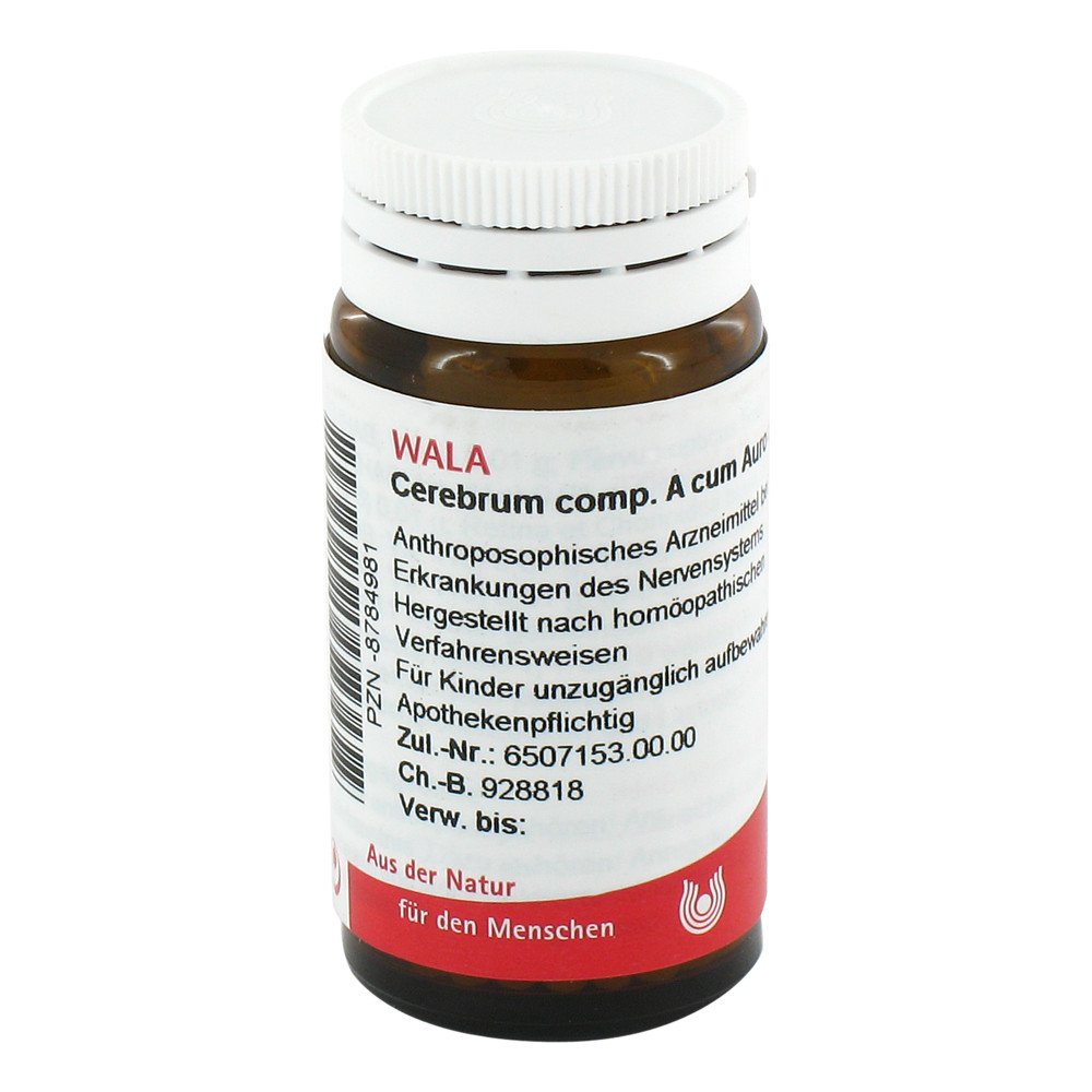 WALA Heilmittel GmbH Cerebrum Comp. A cum Auro compositus Globuli 08784981