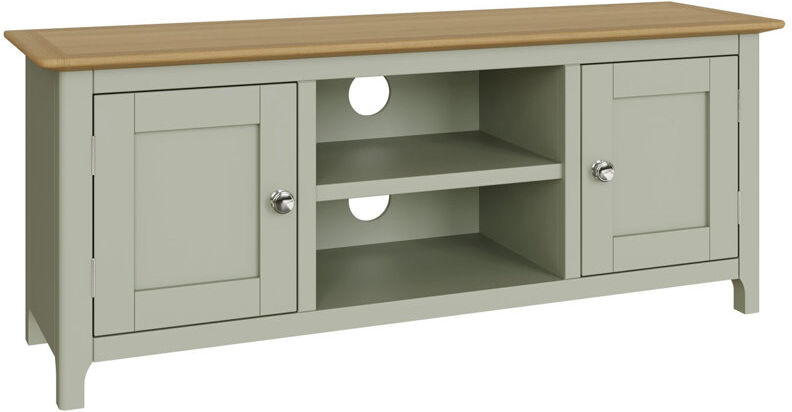 Lark Manor Casiano 2 Door TV Stand for TVs up to 60" Green 60"
