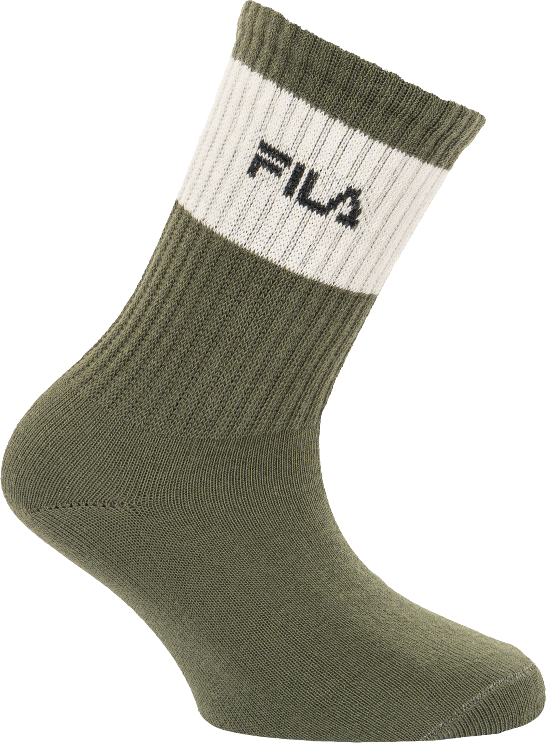 Socken FILA, Kinder, Gr. 27-30, 527, military, Obermaterial: 65% Baumwolle, 33% Polyester, 2% Elasthan, Socken Socken