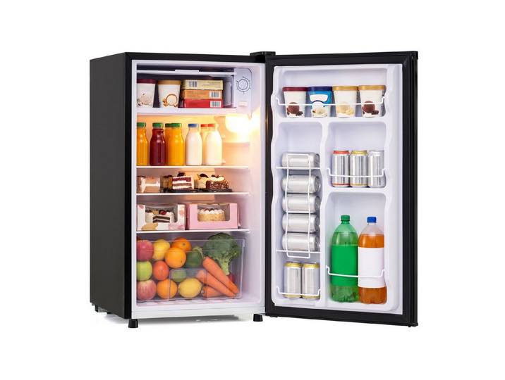 COSTWAY Kühlschrank FP11237DE/BC-98, 77.5 cm hoch, 44.5 cm breit, 98L, < 39dB