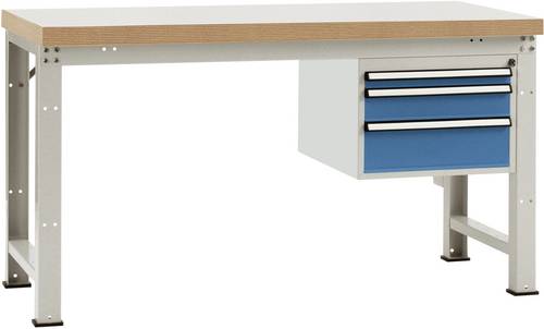 Manuflex WP5414.0002 Werkbank Lichtgrau (RAL 7035)