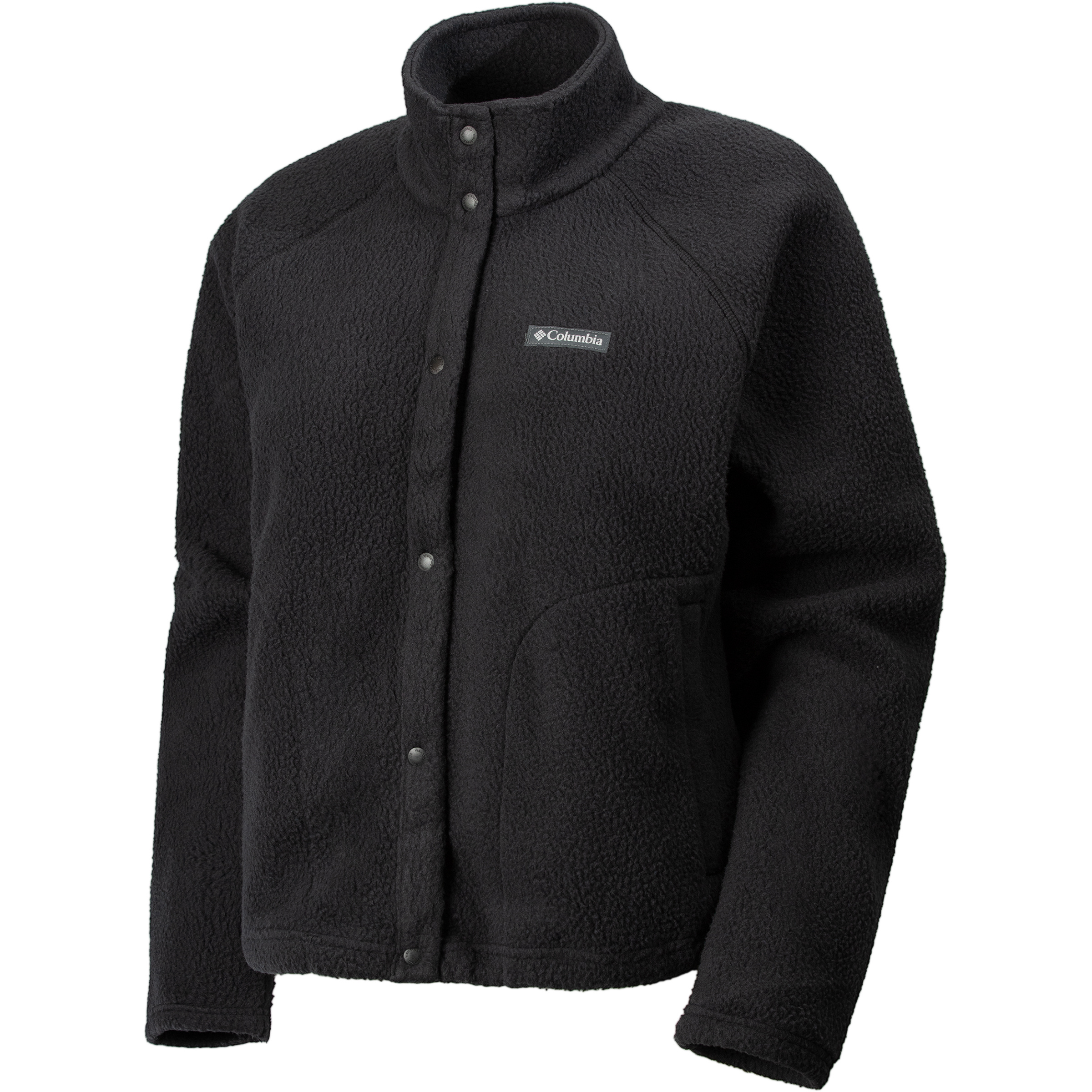 Columbia Jasper Ridge Pebbled Damen Fleecejacke schwarz Größe L Lifestyle Widerstandsfähig
