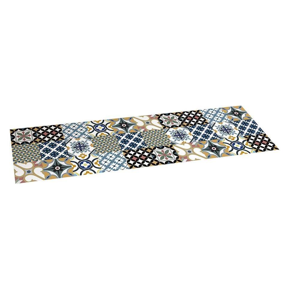 Stor Planet Vinyl-Teppich Hydraulisch Blau 100 % PVC (60 x 200 cm) (200 x 60 cm) (45305861)