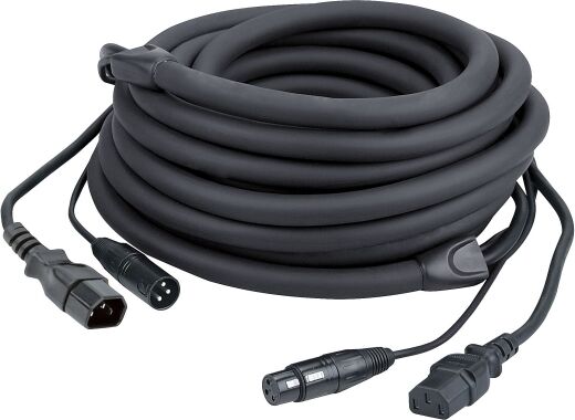 DAP Audio LICHT Power-Signal Kaltgeräte Verlängerung 6m