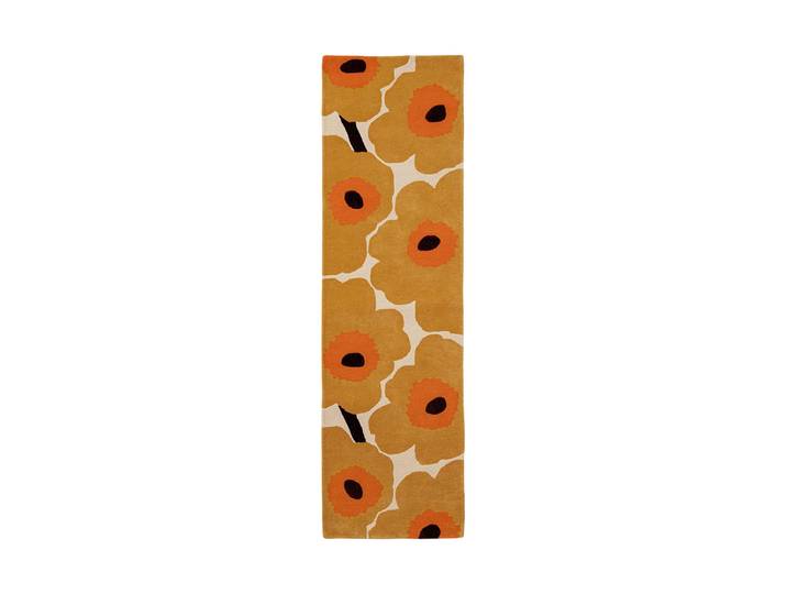 Handgetufteter Designer Läufer „Unikko Honey“ aus 100% Wolle, verschiedene Grössen MARIMEKKO