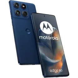 Motorola Edge 60 (256 GB, Gibraltar Sea, 6.67", Dual SIM, 5G), Smartphone, Blau